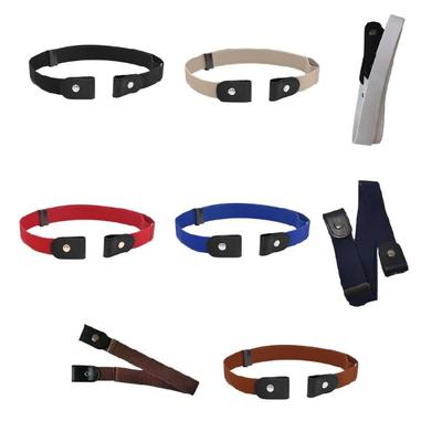 Thin Elastic Waistband Belt Discreet Closure For Formal Casual Wear 8 Colors 3cm Width 100cm Length Unisex Design