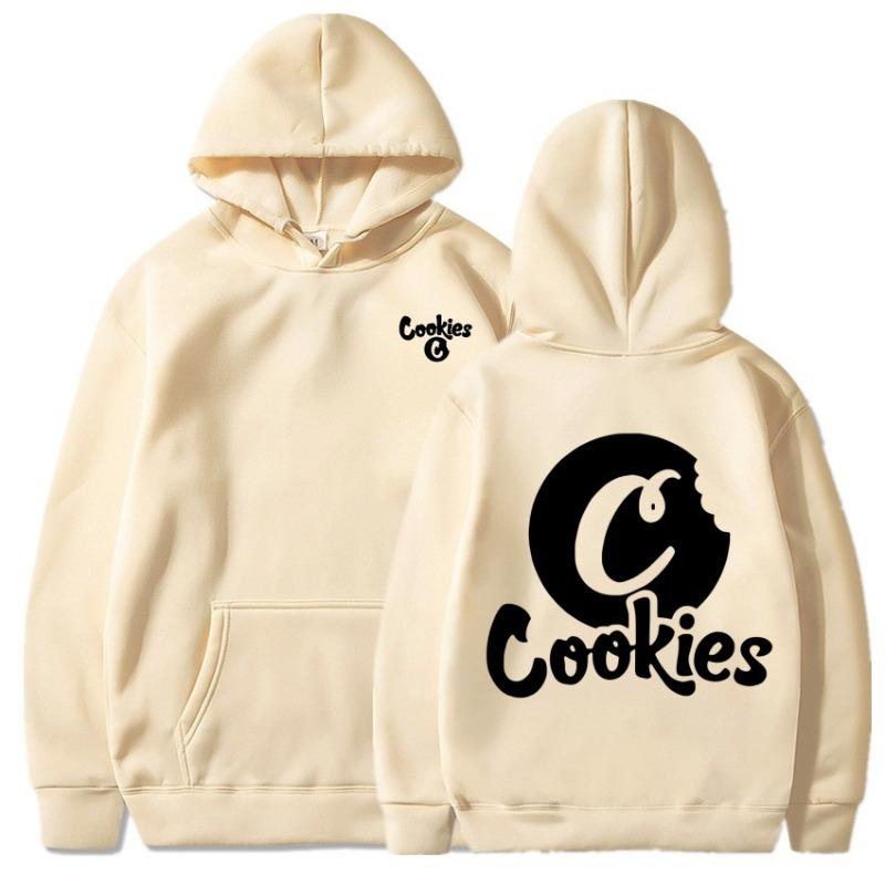 Men's Women's Warm Loose Winter Fashionable Sportswear Cookie Print Comfortable Outerwear Hoodie