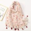 Autumn Fashion Aztec Geometric Tassel Viscose Shawl Scarf Lady High Quality Wrap Pashmina Stole Bufandas Muslim Hijab Sjaal