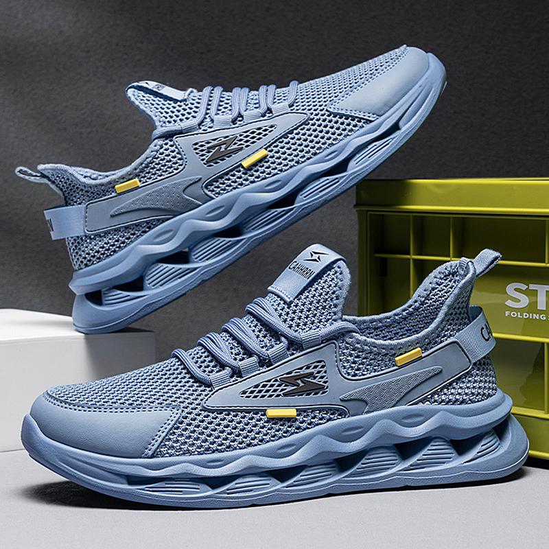 New Summer Sneakers Men Trendy Breathable Running Tennis Shoes Outdoor Sports Tenis Masculino Casual Walking Shoes
