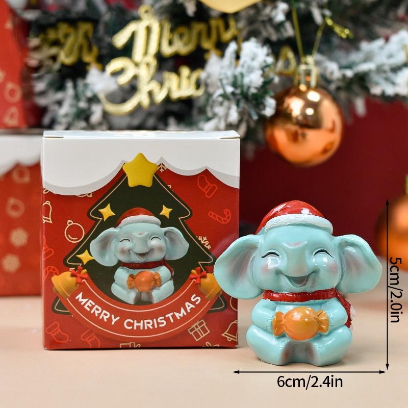 Micro Landscape Christmas Desktop Ornaments New Year Navidad Gifts Room Car Decoration Christmas Party Festival Supplies