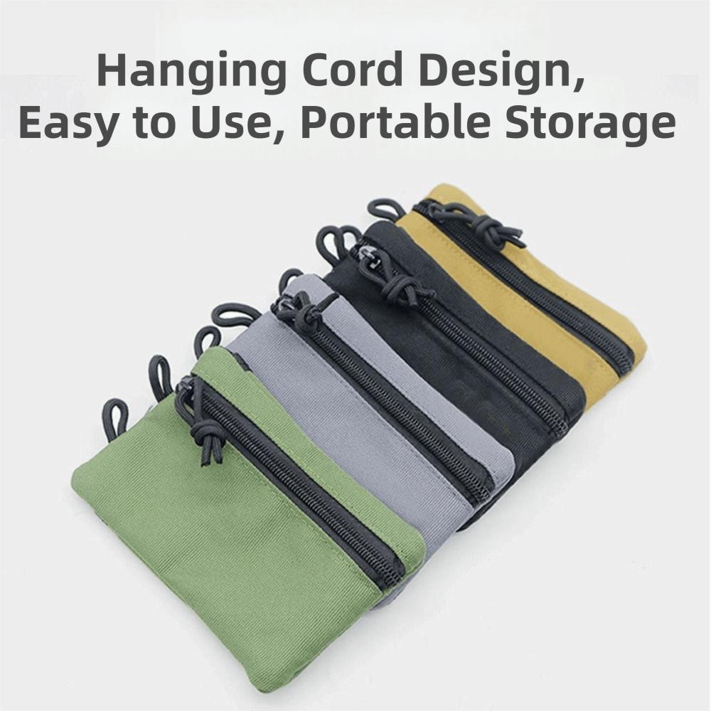 EDC Tool Kit Compact Mini EDC Tool Bag Lightweight Durable Card Key Pouch Shoulder Straps Waterproof Belt Waist Pack Travel