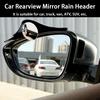2Pcs Car Blind Spot Mirror High Clear Wide Angle View Rainproof Round Mirror Blind Spot Mirror with Rainproof Board Car Parts