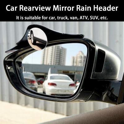Car Blind Spot Mirror Carbon Fiber Texture Long Service Life Driving Safety