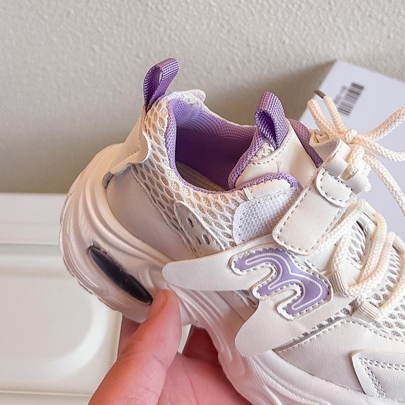 Frühlings-Sportschuhe für Mädchen 2026 - Atmungsaktives Mesh, Weiche Sohle, Rutschfeste Laufschuhe für Kinder
