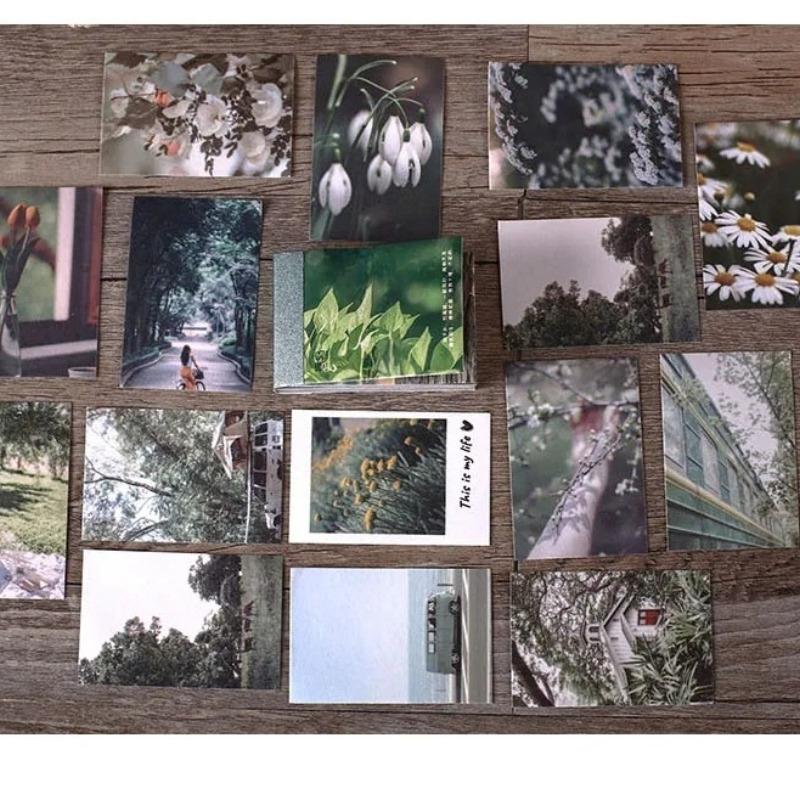 50pcs Landscape Stickers Kawaii Scrapbooking Paper Supplies Junk Journal Decor Craft Stationery DIY Diary Stickers