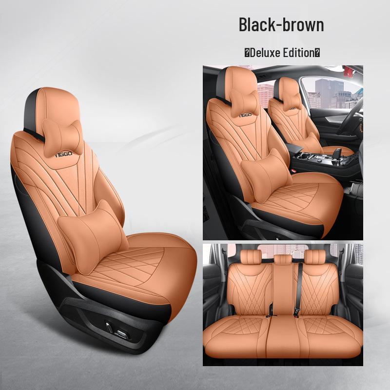 New Model Full Leather Car Seat Cushion for Tiggo 8PLUS/PRO - All-Season Comfort