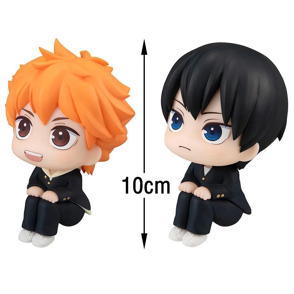 10cm Volleyball Jugend Anime Charakter Mini Handgemacht Hinata Shoyo Yingshan Feixiong Trendy Spielpuppe Niedliche Auto Desktop Dekoration