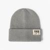 Fashion Knitted Hat Women's Warm Thickened Letter Sticker Autumn and Winter Hat Outdoor Beanless Wool Hat Men
