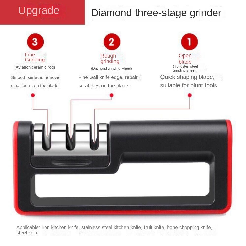 HANYANG Household Fast Moving Knife, Grinding Kitchen Tool, Grinding Knife, Diamond Cut Polyfunctional Vegetable Grinding Tool