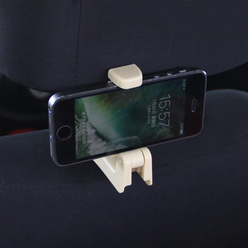 Hidden Car Seat Back Hook & Phone Holder: Multi-functional Interior Accessory