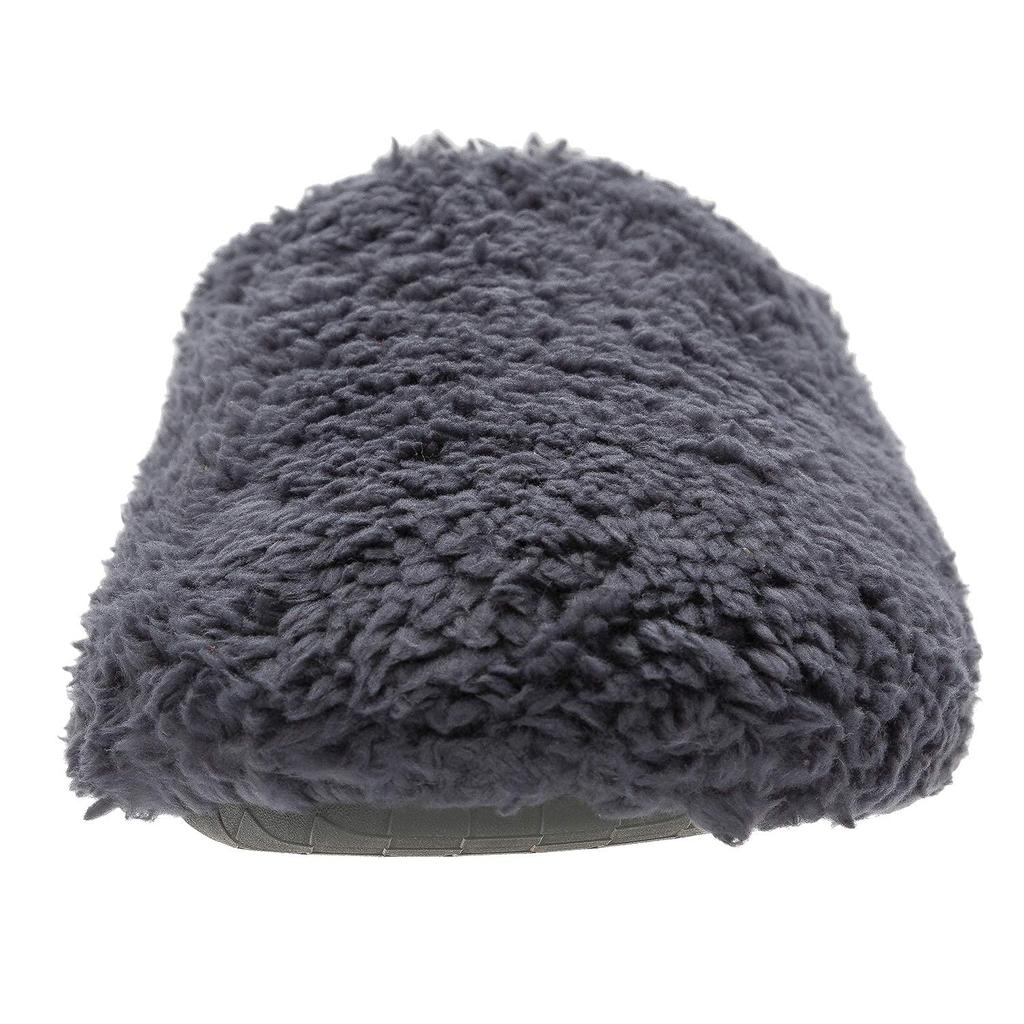 Mianshe Warm Room Slippers with XXL Heels, Unisex, Fluffy, Lightweight, Washable, Blue,