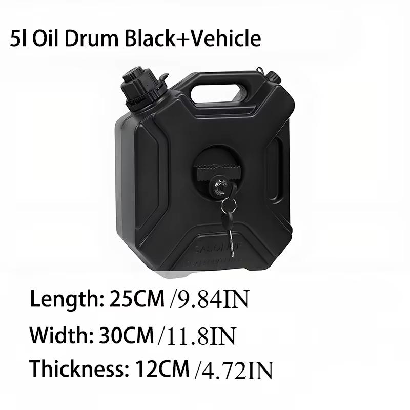 5L Multi-functional Explosion-proof Vehicle-mounted Oil Drum, Anti-static Explosion-proof Gasoline Tank, Automobiles