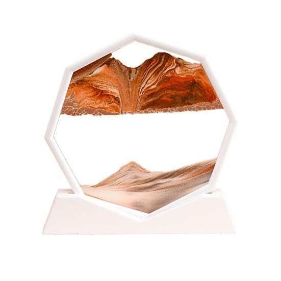 Nowoczesny ruchomy obraz piaskowy 3D kolorowy piasek relaksujący prezent