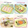 DIY Ice Cream Maker Yogurt Maker Machine Child's Homemade Cream Sorbet Gelato,Household Rolled Ice Cream Maker With 2 Spatulas