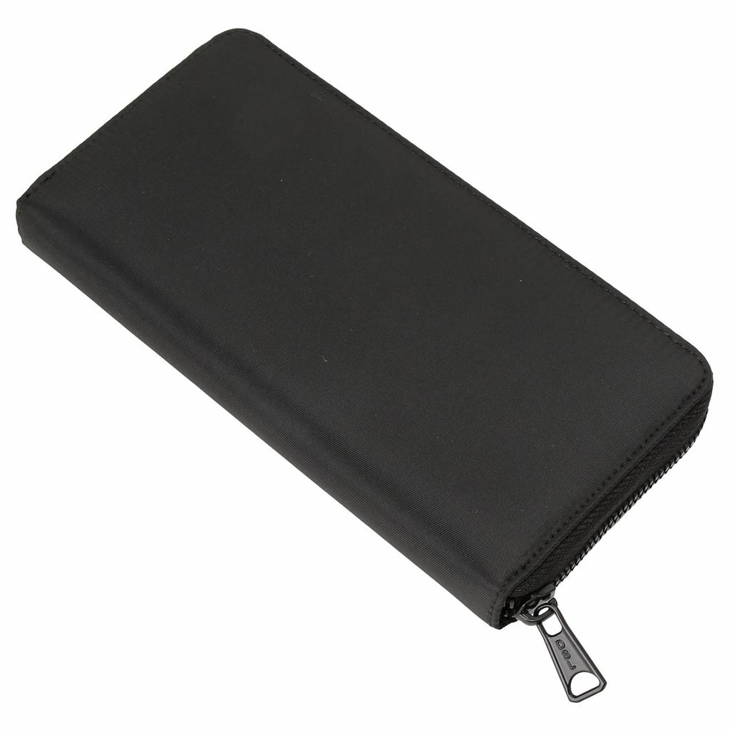 Logo Print Runder Reißverschluss Lange Geldbörse Zip Wallet CONTINENTAL ZIP L X09540 P5480 T8013 Schwarz [Diesel] Herren [Artikel]