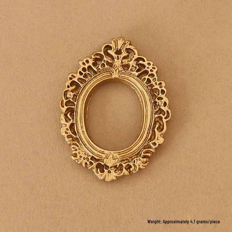 Dollhouse DIY Retro Miniature Photo Frame - Handmade Wall Ornament