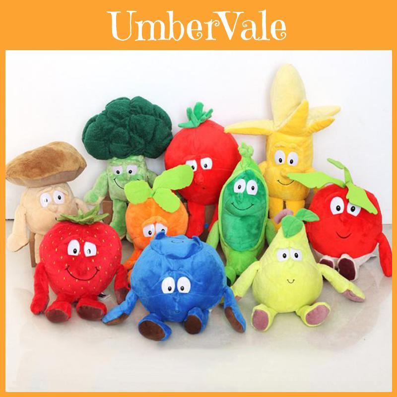 Soft And Cuddly Vegetable Fruit Plants Stuffed Plush Pillow For Kids