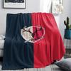 1Pc Kashima Antlers Print Flannel Blanket High Quality Warm Comfortable Cover for All Seasons Perfect for Gifts Home Decor