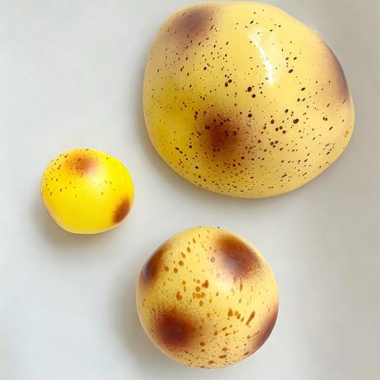 Stress Relief Toy Realistic Mashed Potato Skin Soft Filled Fidget Toy Slow Recovery Dough