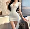 Pure Desire Temptation Sexy Lingerie Sexy Lace Suit Couple Flirting Hot Sexy Hip Wrap No-take Robe
