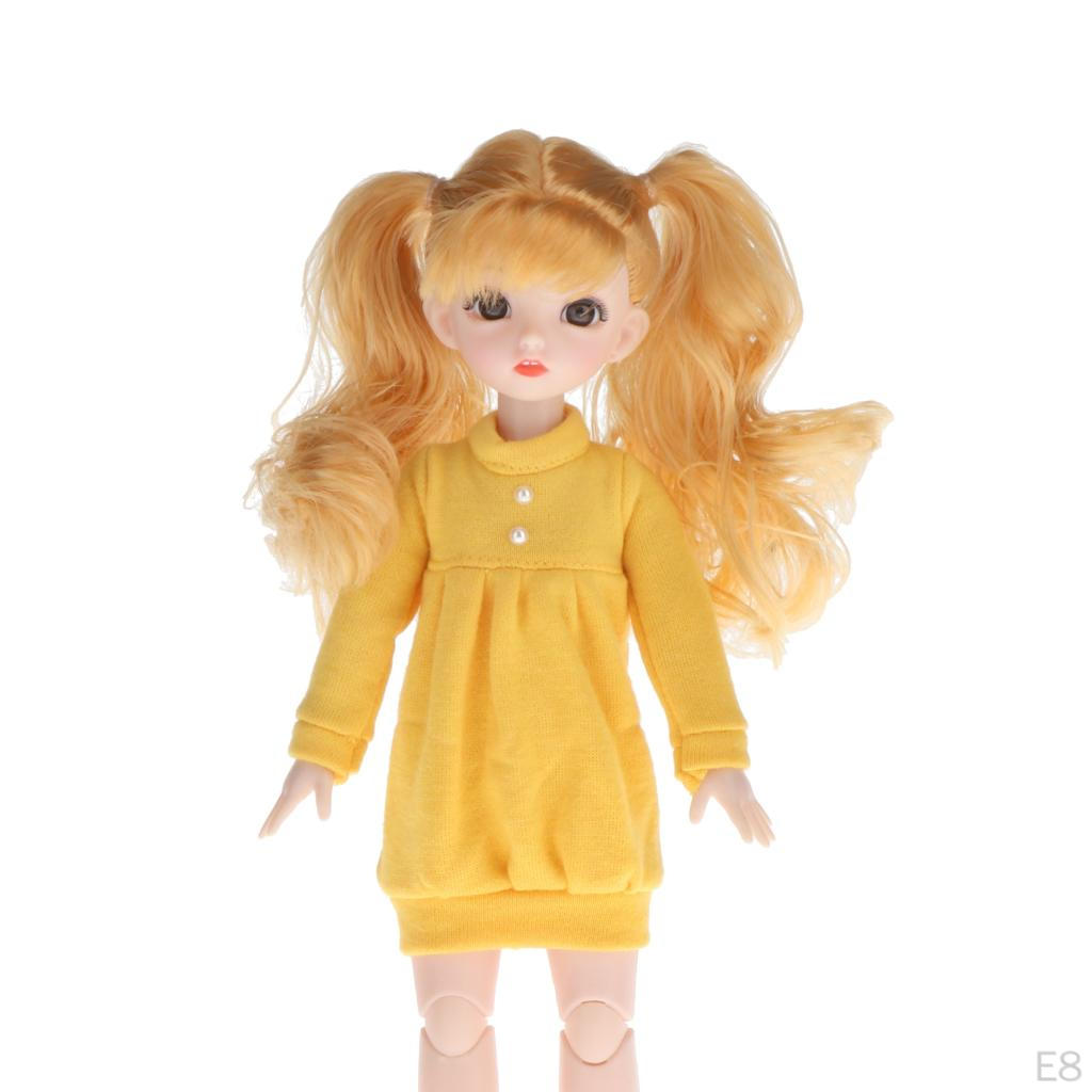 1 / 6 16 Ball Joints Girl Doll with Clothes