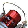 Riseway Spinning Reel with Thread Basic Spin 3000 No. 4-110m Red