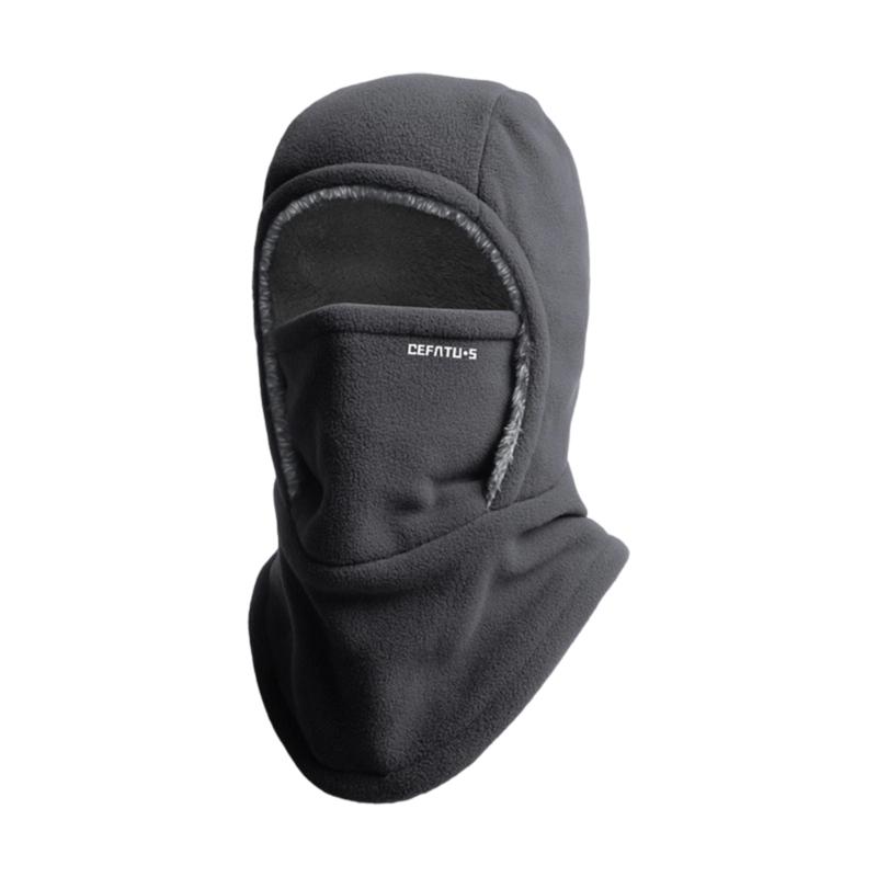 

Stylish Cap Warm Trapper Hat Unisex Windproof Hooded Hat Furry Lining