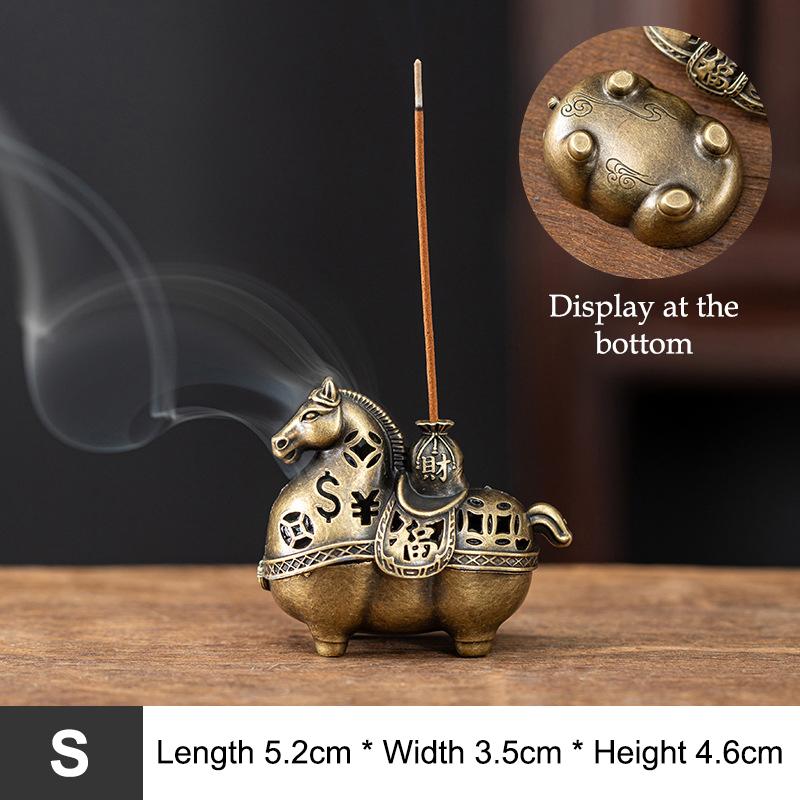 

Year Of The Horse Get Rich Incense Burner Aromatherapy Burner Sandalwood Burner Incense Plate Incense Burner Crafts A1