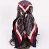 90cm Femme Large Square Silk Scarf for Women New Spring and Summer High-End Versatile Thin Scarf Shawl Accessories