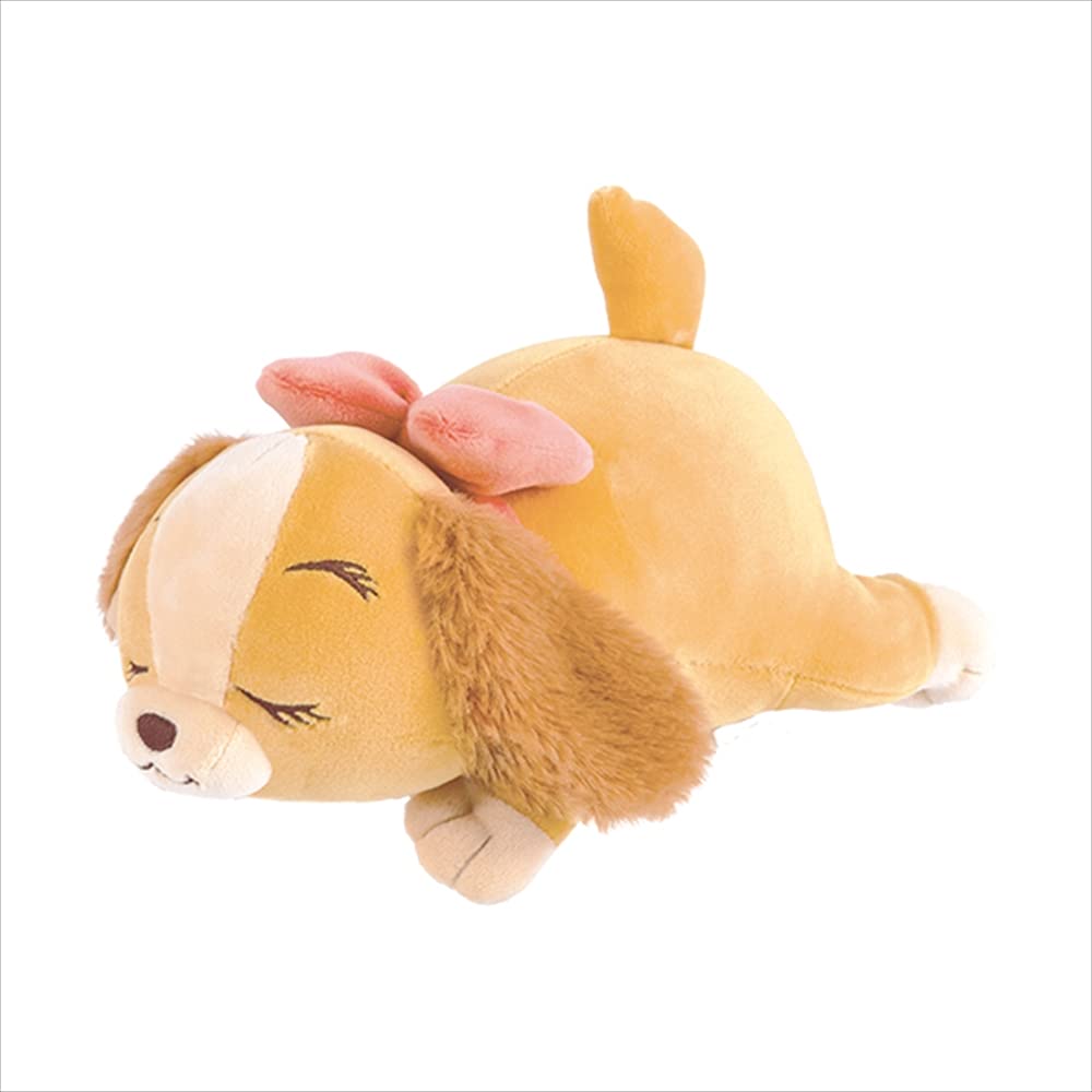Livheart Squeeze Cushion, Disney Mochihug Lady (Total Length: Approx. 23cm), Fluffy Armrest, 80109-22