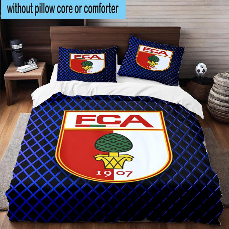3PCS Augs-burg Crest Bedding Set,Including 1pc Duvet Cover And 2pcs Pillowcases Perfect for Bedroom, Dormitory, Fan Christmas Gift