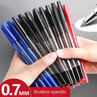 5Pcs 0.7mm Ball Point Pen Smooth 0.7mm Oil Pen School Supplies Stationery Sign Pen  Business