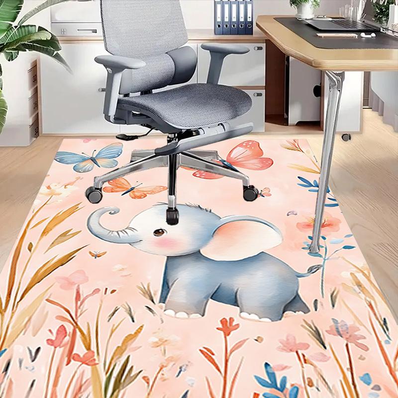 1pc Elephant Carpet Office Rug Outdoor Mat Home Decor Area Carpet Festival Gift