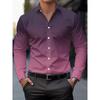 Chemise Mode Homme, Printemps/Automne Décontractée Respirante à Boutons Manches Longues