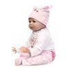 40 cm Bebe Realista Reborn poupée réaliste fille Reborn bébés Silicone poupées jouets pour enfants cadeau de noël Bonecas pour les enfants