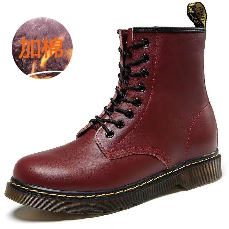 Martin Boots Men's Spring New Fashion Casual Couples Large Size High-top Martin Boots Men's Shoes
