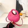 Fashionable Small Crossbody Bag With Soft Pu Material And Stylish Stitching Design