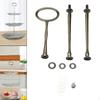 Supporto Alzata per Torta Manico Asta Hardware Metallo Porta Dessert 3 Ripiani Vassoio per Cupcake