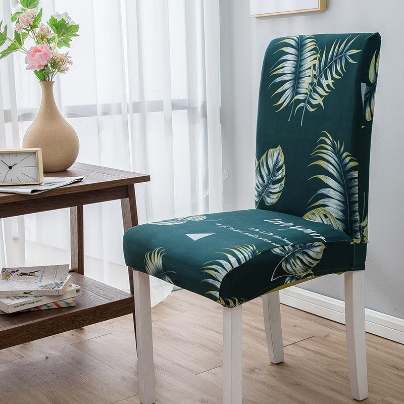 High Elastic Household Chair Cover One-piece Dining Table Chair Cover Chair Cover Fabric Four Seasons