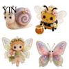 Kit per Perline Animali 1 Set Kit Fai da Te con Perline 3D, Artigianato Artistico con Perline con Istruzioni per Perline Decorative, Insetto Uccello Fata Fatto a Mano per Bambini Adulti