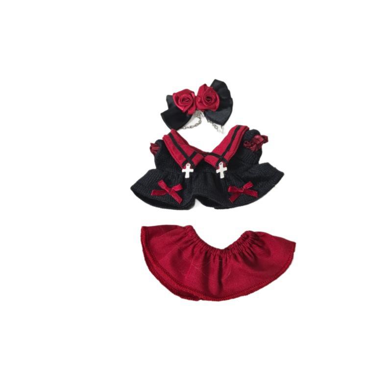 In Stock: 10CM Cotton Doll Skirt - Cute Devil Dress Replacement, Changeable Doll Clothes