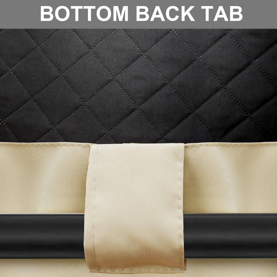 1/2 Pcs Thick Heavy Curtains Cold Protection Outdoor Thermal Curtain Eyelet Curtains