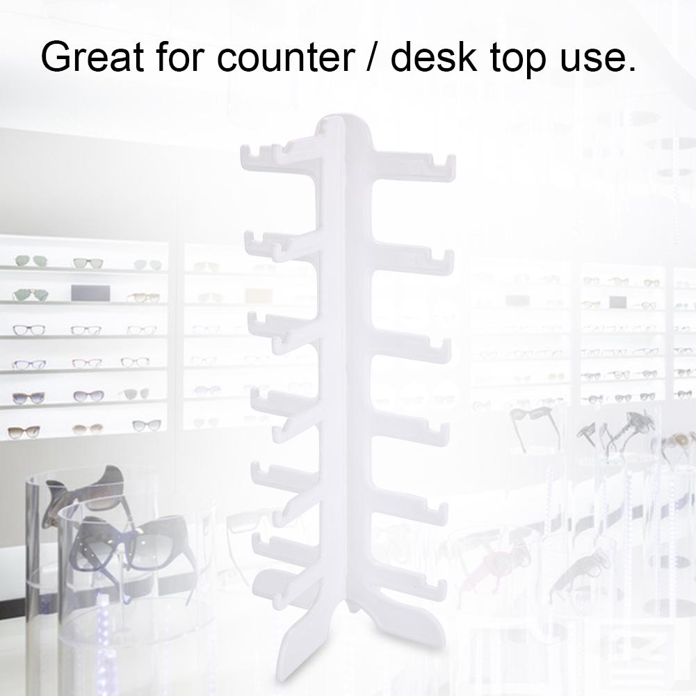 Plastic Sunglasses 6 Pairs Glasses Frame Display Holder Rack Organizer Stand