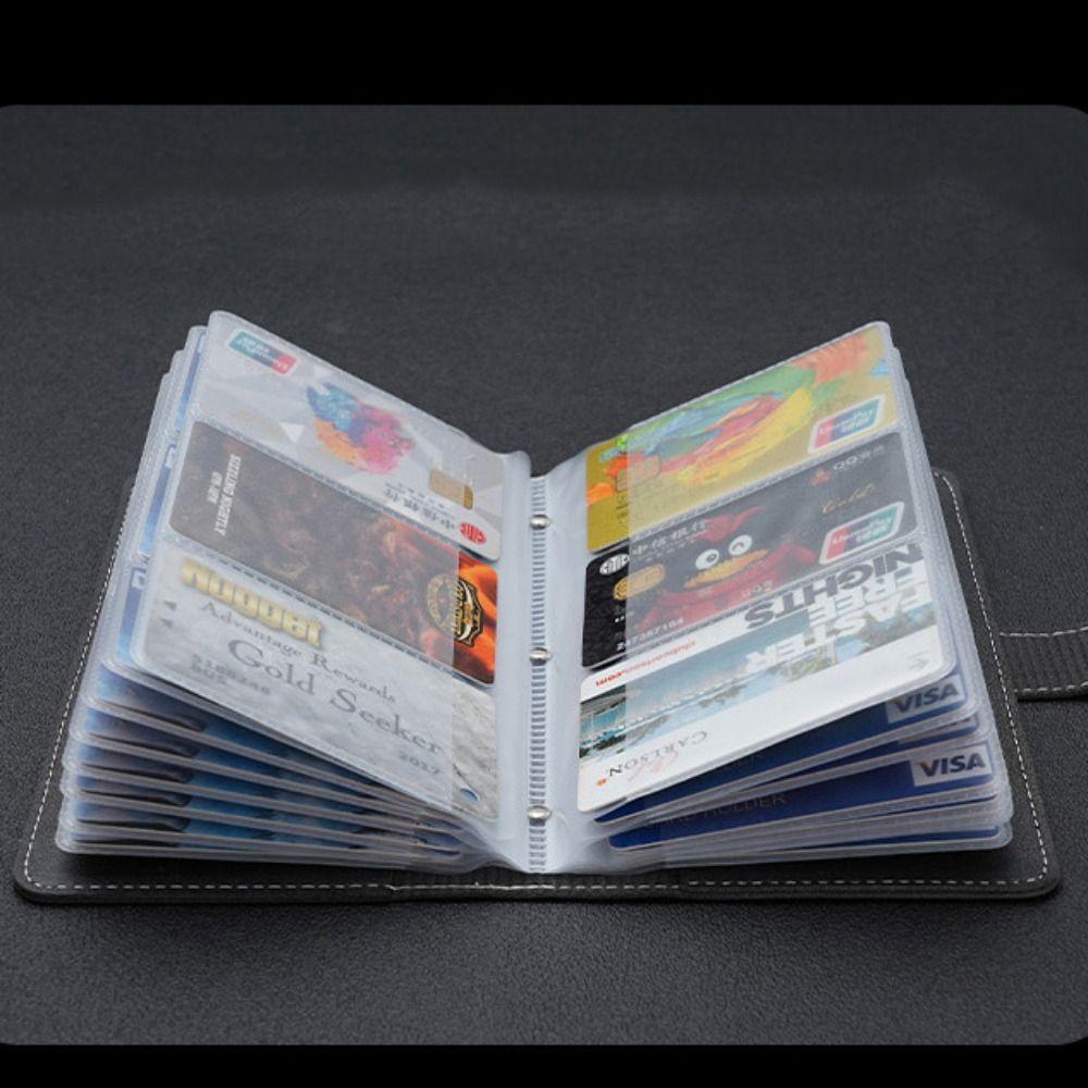Savings Challenge Book Solid Color Card Bag Money Saving Binder Book Card Holder  Outdoor