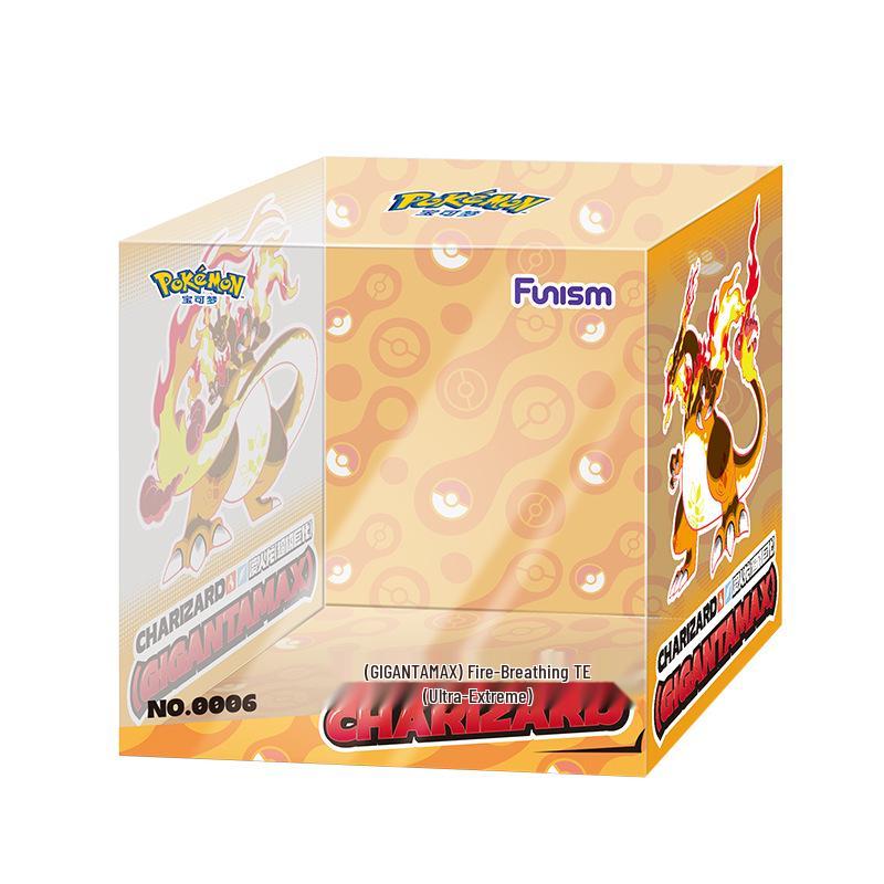 Playfulism Pokémon Charizard & Eevee Gigantamax Figures with Gengar & Pikachu Shining Moments Merchandise