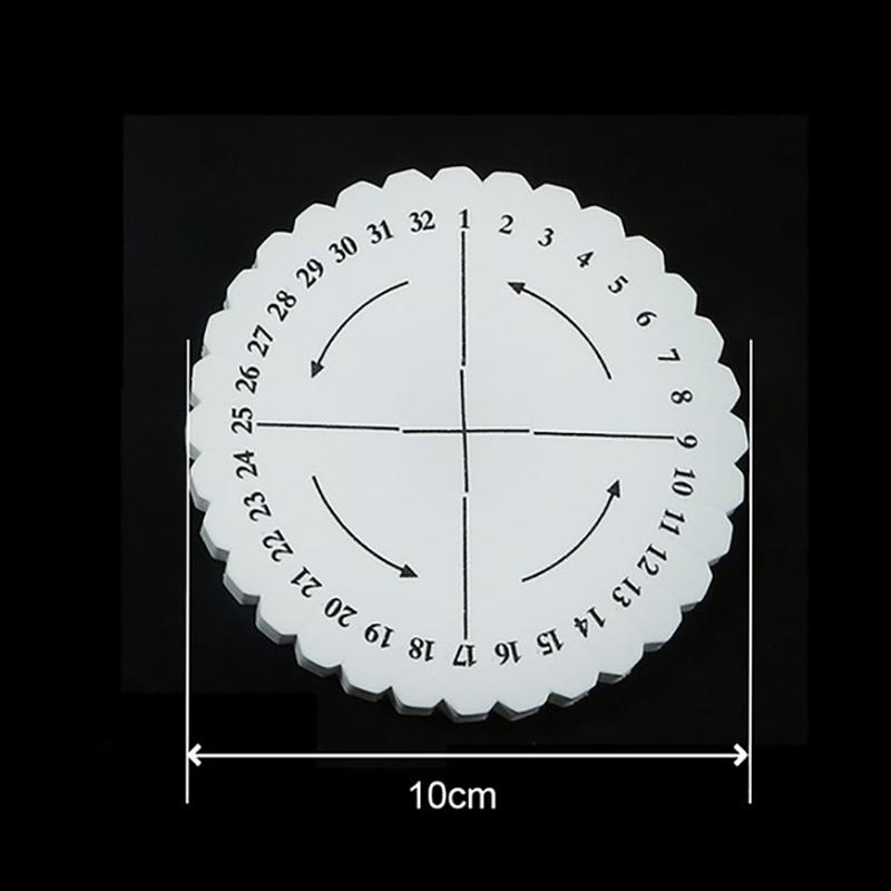 Round&Squarebracelet Knitting Disc Dis Tray Knitting Weavingjewelry Desgin Board