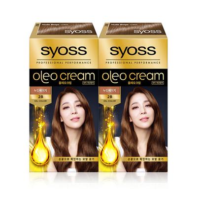 Syos Oleo Creme 2B Haarfarbe, 2B Nude Beige, 2 Stk.