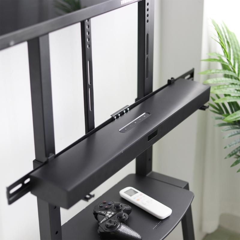 Adjustable TV Soundbar Bracket Made Of Steel for VESA 800x400mm TVs Easy Installation Mounting Bracket Heavy Duty