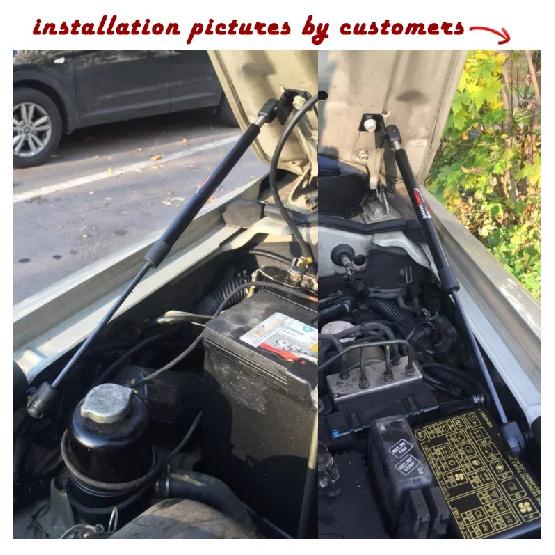 for Mitsubishi Pajero Sport 1st K80/K90/PA/PA II 1996-2008 Front Bonnet Hood Damper Gas Struts Lift Support Shock Absorber